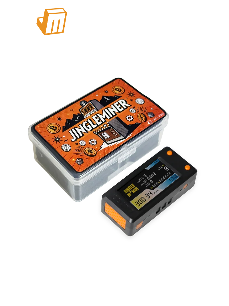 Jingle Mining BTC SOLO Mini Lottery Miner Jingle Miner 300KH/s 2 pinos JST-GH 1.25mm bitcoin miner bitcone mineiros solo miner