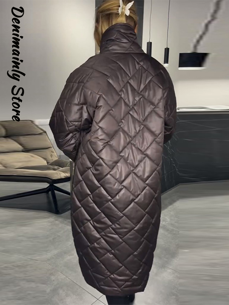 Mode Leopard Split Stepp Jacke Frauen Revers Einzelne Brust Volle Hülse Lose Warme Mantel 2025, Winter Dame Chic Outwears Neue