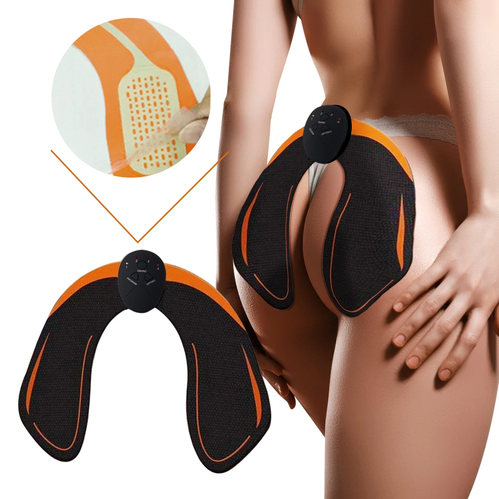 Ems abs estimulador hip trainer exercício abdominal fitness corpo emagrecimento massageador adesivos perda de peso massageador estimulador muscular
