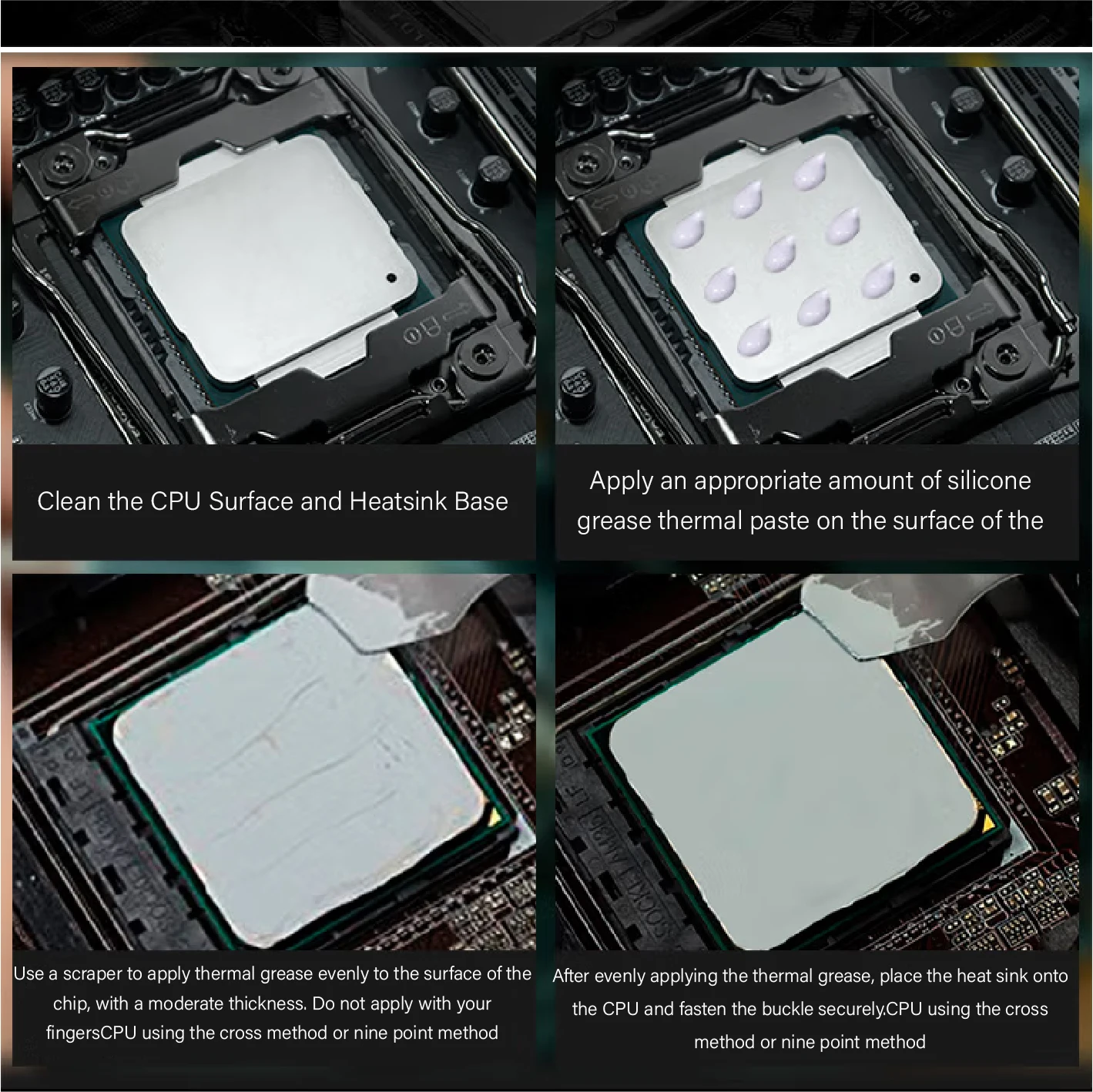 Graxa de silicone condutora térmica 8.5 w/mk 4g de alto desempenho não condutora adequada para jogo pc cpu gpu resfriamento do dissipador de calor