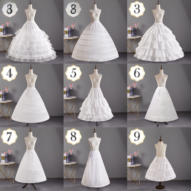 Adjustable Mid-Length Fishbone Wedding Dress Petticoat Bridal Inner Skirt Support Super Large JIFANPAUL Brand Summer 2024