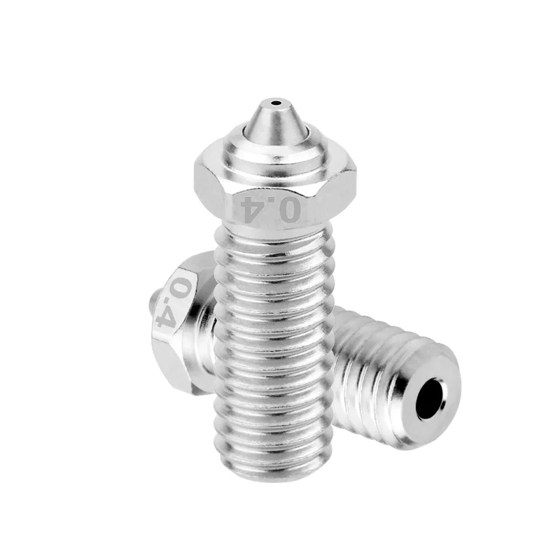 Bimetal หัวฉีดสําหรับ QIDI Q1-Pro/X-Max 3/X-Plus 3/X-Smart 3 ชุบทองแดงเหล็กชุบแข็งหัวฉีด