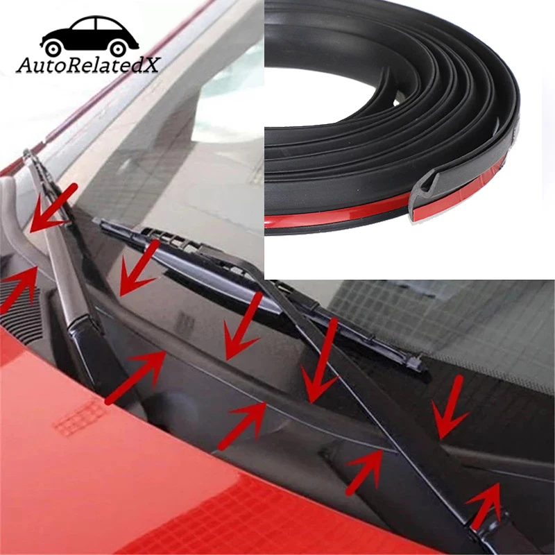 Car Front Windshield Panel Moulding Rubber Seal Strip For BMW E46 E90 E60 E39 E36 F30 F10 F20 E91 E34 F31 X5 E70 E53 M G30