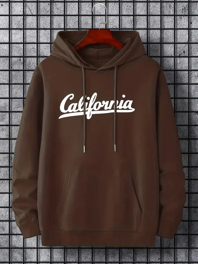 Sudadera con capucha y cordón para mujer, suéter cómodo con estampado de letras, moda urbana, Primavera e invierno, 2024