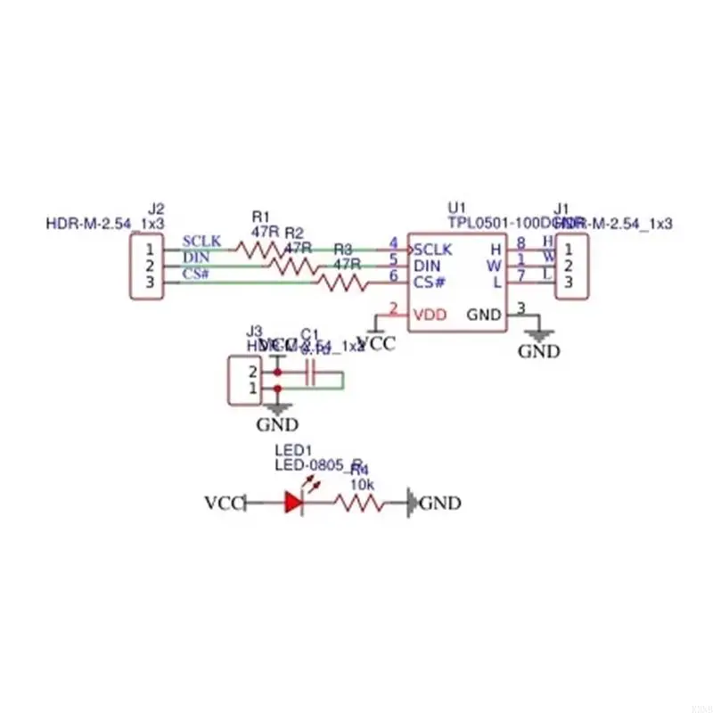 K3NB Digital Potentiometer Module 100K For Flexible Electronic Component Adjustments