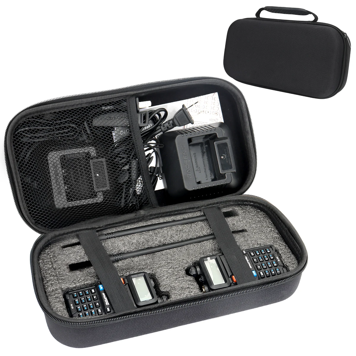 Baofeng UV-5R 8W Walkie Talkie Portable Tri-Power Two Way Radio Communication VHF UHF Receiver Long Range Headset For Camping