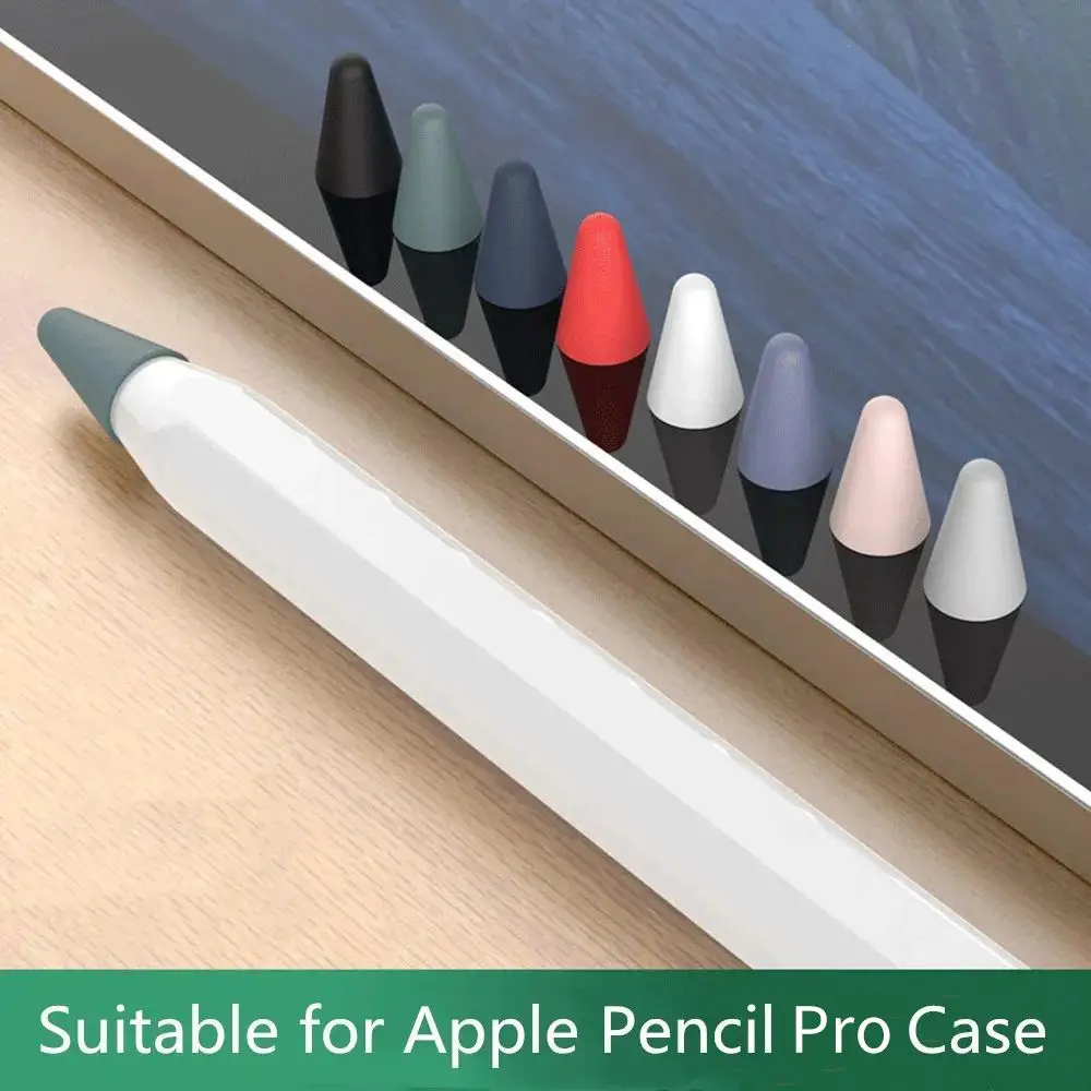 8 Stuks Siliconen Nib Cover Voor Apple Pencil Pro 3 2 1 Tip Case Mouw Voor Apple Pencil 3 USB C 2nd Gen Gevallen Stylus Penpunt Capa