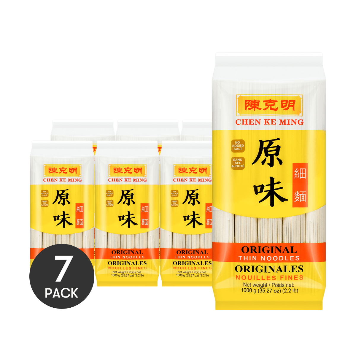 [7Packs] KM Original Thin Noodles, 35.27oz*7Packs