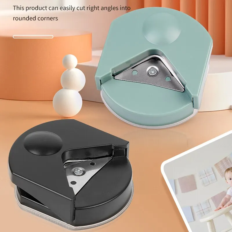 3PCS Mini Portable Corner Rounder Paper Punch Card Photo Cutter Diy Craft Scrapbooking Tools Maker Machine Paper Trimmer