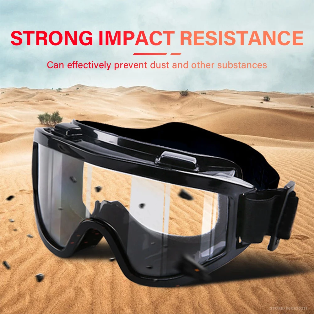 แว่นตานิรภัย Anti Splash Dust Proof Work Lab แว่นตาป้องกันดวงตาการวิจัยอุตสาหกรรมแว่นตานิรภัยเลนส์ใส
