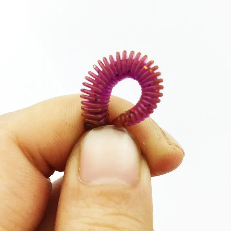10 Cái/lốc Tôm Mùi Dẻo Silicone Con Sâu Mồi Mềm 60Mm 0.6G Jig Wobblers Mồi Dụ Cá Nhân Tạo Mồi Cho Bass cá Chép Pesca Giải Quyết