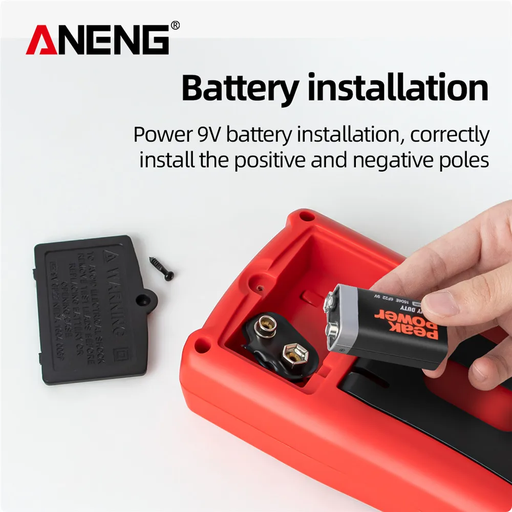 ANENG DM850 Automatisches professionelles Digitalmultimeter 1999, zählt Auto-AC/DC-Spannungsprüfer, Ohm-Strom-Amperemeter-Detektor-Werkzeug