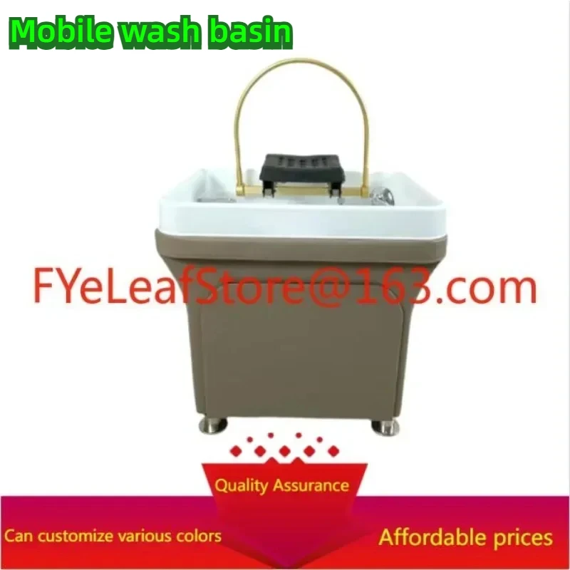 Lavabo de champú móvil, salón de belleza, limpieza de orejas, centro de cuidado del cabello, salud, circulación de agua, tratamiento de cabeza, máquina de Spa de fumigación
