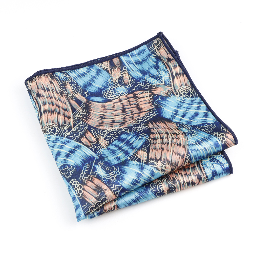 ใหม่ล่าสุด hankies โพลีเอสเตอร์ผ้าเช็ดหน้ากระเป๋าสี่เหลี่ยมลายดอกไม้ที่สวยงามสบายๆวันคู่รักแต่งงานสวมใส่ทุกวันชุดอุปกรณ์เสริม