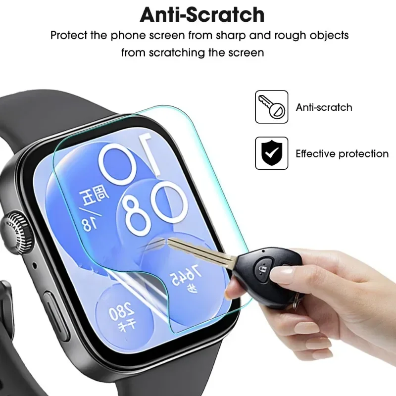 Soft Flexible Hydrogel Film for Huawei Watch Fit 3 2 ES Screen Protector HD Clear Protective Film Smart Watch Cover Accessories