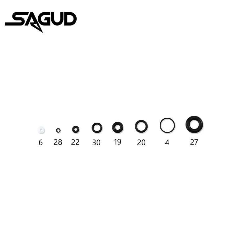 SAGUD Cói O-Nhẫn 5 Cái/bộ Bình Bơm Phun Phụ Kiện Cho SD-130 SD-131 Loạt Xịt Không Bàn Chải Đầu Phun Dự Phòng Phần dụng Cụ Sửa Chữa