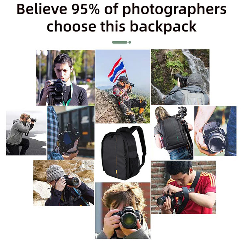 Outdoor Kamera Rucksack Video Digitale Schulter Kamera Tasche Wasserdichte Foto Rucksack Fall DSLR Für Canon Für Nikon Für Sony