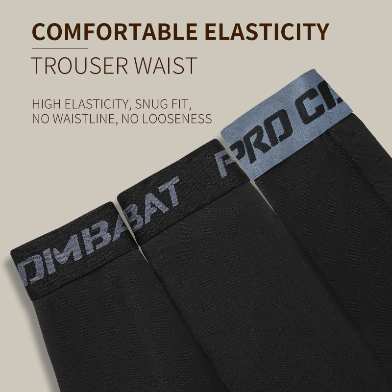 Warme broek voor heren met pluche en verdikte herfst- en winterhoge elasticiteit, nauwsluitende sportbroeken en nauwsluitende pan