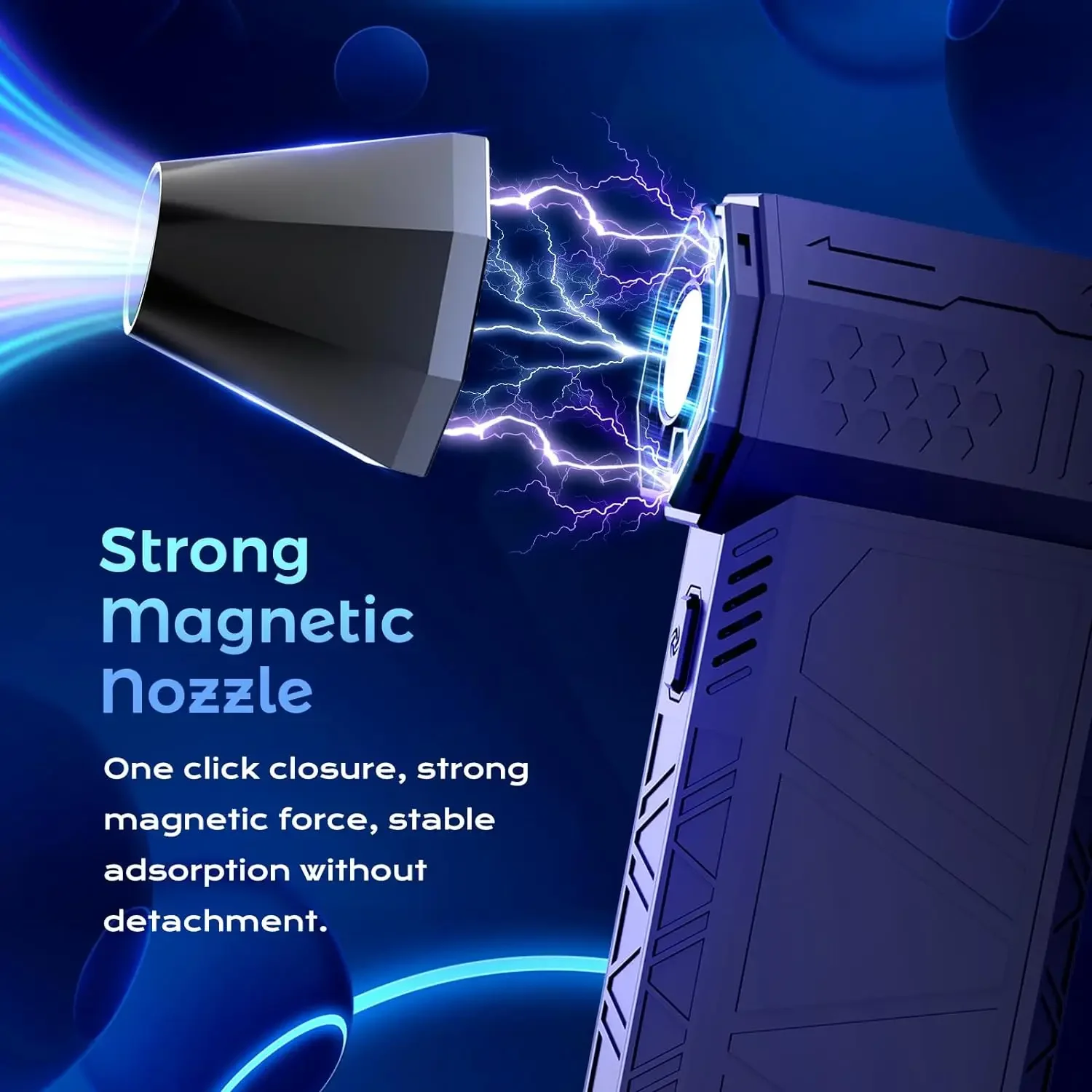 Mini Turbo Jet Fan 130000RPM Wind Speed 52m/s Brushless Motor Handheld Duct Fan High-Performance Cyclone Turbo Electric Blower