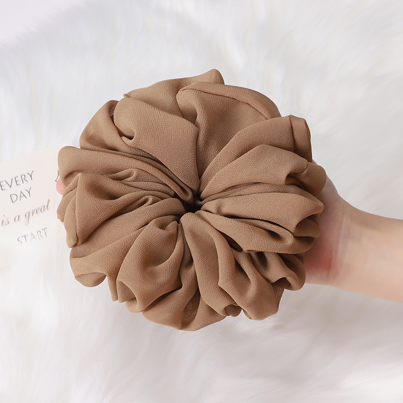 Hoge kwaliteit extra grote premium oversize Maleisië chiffon groot formaat moslim hijab scrunchies