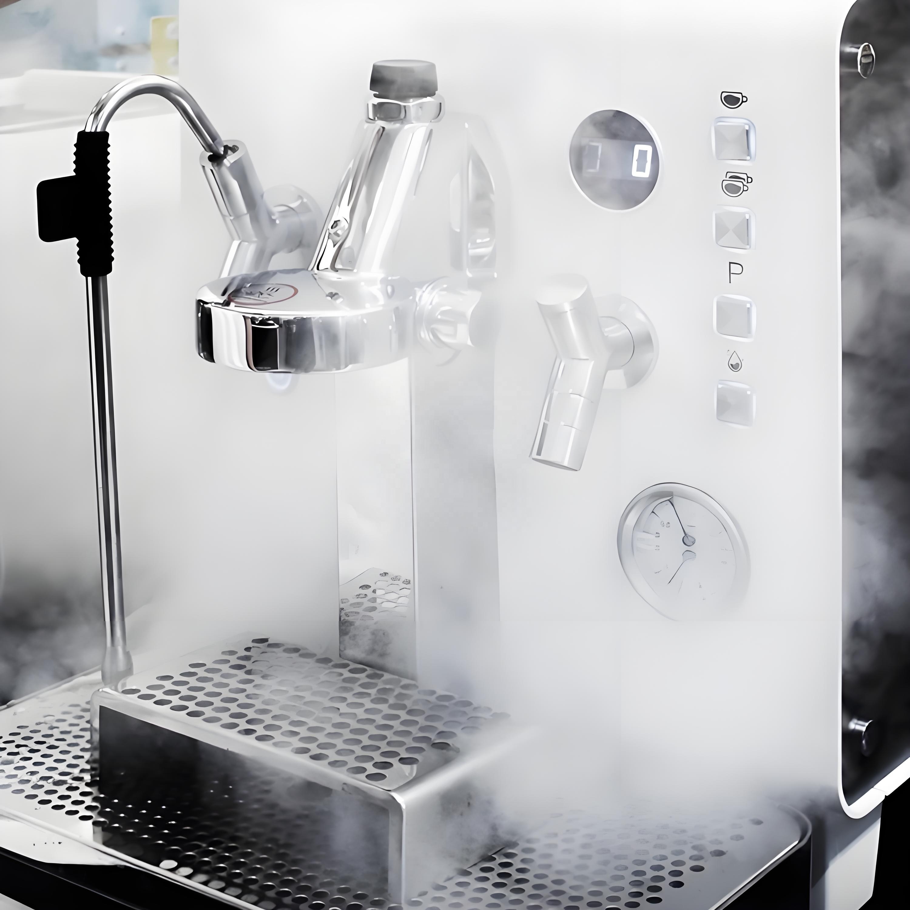 ST Semi-Automatic Stainless Steel Processing Coffee Shop Equipment Espresso Coffee Machine For Business