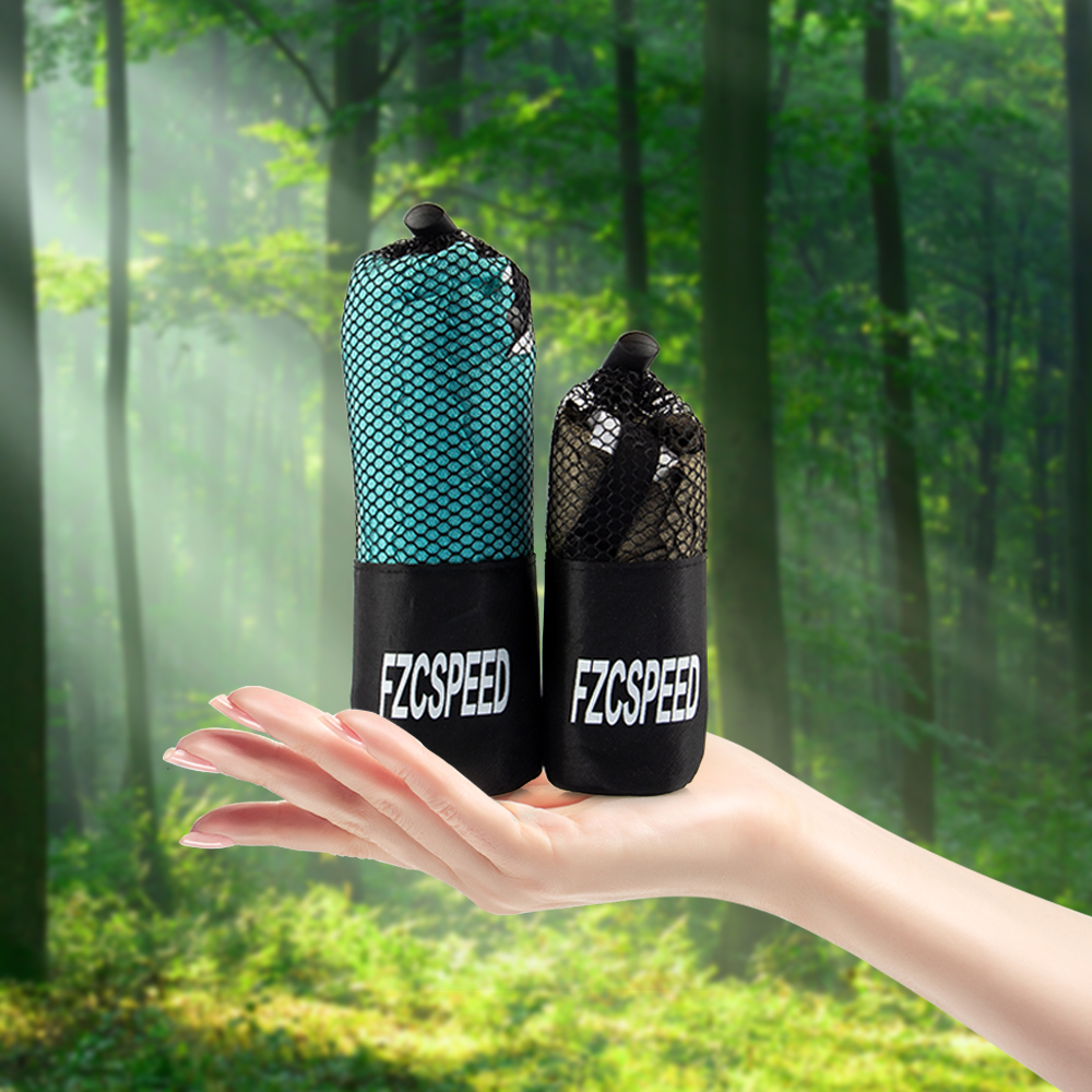 Sneldrogende absorberende badhanddoek, backpacken, wandelen, zwemmen, campingbadhanddoek, ademend strandreizen gym sporthanddoek
