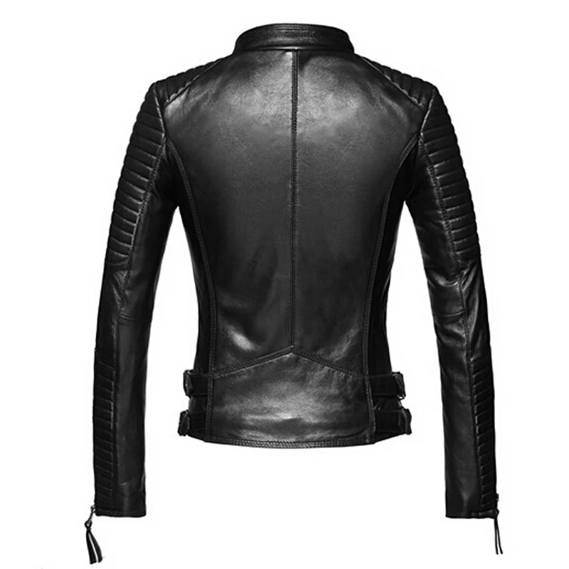 FTLZZ Nữ Cơ Bản Da Giả Áo Khoác Thu Đông Chất Liệu Da Pu Mềm Punk Áo Khoác Nữ Short Bomber Áo Da