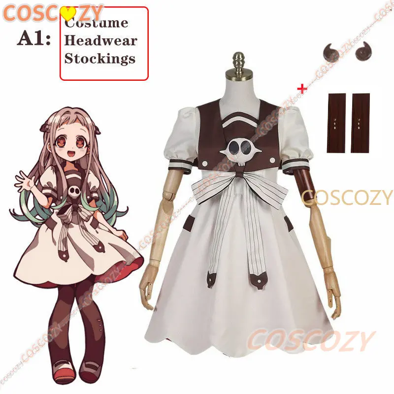 Disfraz de Cosplay de Anime Jibaku Shounen Hanako-kun Yashiro Nene para mujer, nueva idea de Cosplay, vestido de fiesta para verano
