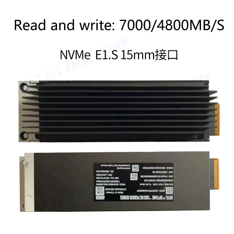 Para Intel Optane P5801X 400G E1.S 4,0 interfaz unidad de estado sólido de nivel empresarial nuevo original SSDPFR1Q400GBF1