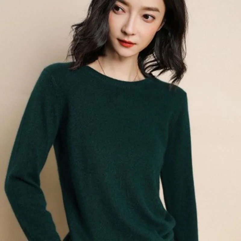 Neue Frauen Pullover Oansatz Herbst Winter Grundlegende Pullover Warme Casual Pulls Jumper Koreanische Mode Frühjahr Strickwaren Bodenbildung Shirt