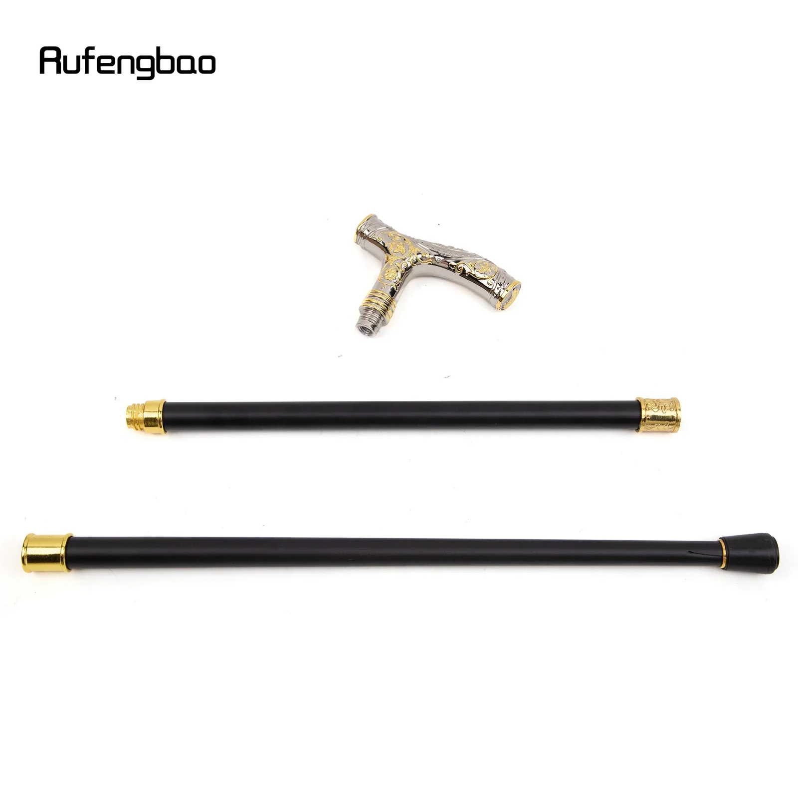 Bastão de bengala com cabeça de águia, bengala, coroa de cavalheiro, branco dourado, moda relevo, 93cm