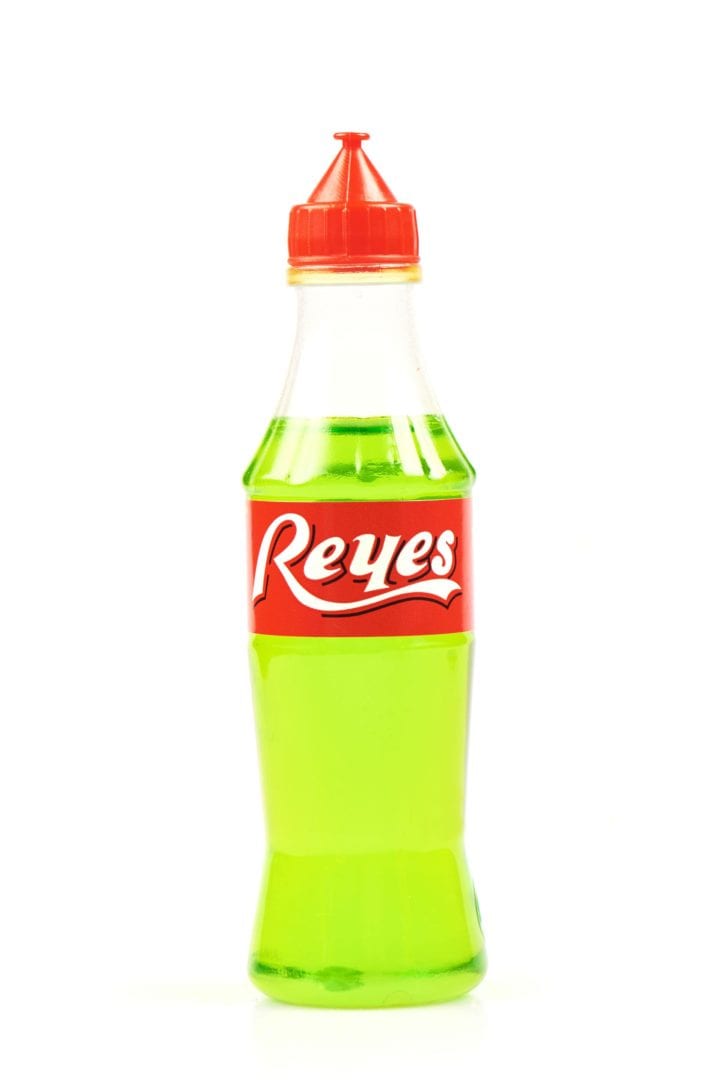 Reyes Botellitas refrescantes de golosina líquida - Bandeja de 36 unidades con 105 ml cada una - Diferentes colores surtidos