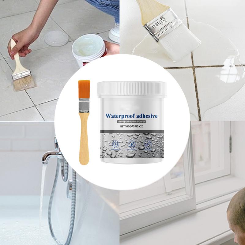 Mastic d'étanchéité pour revêtement imperméable transparent, colle imperméable invisible, eau pratique