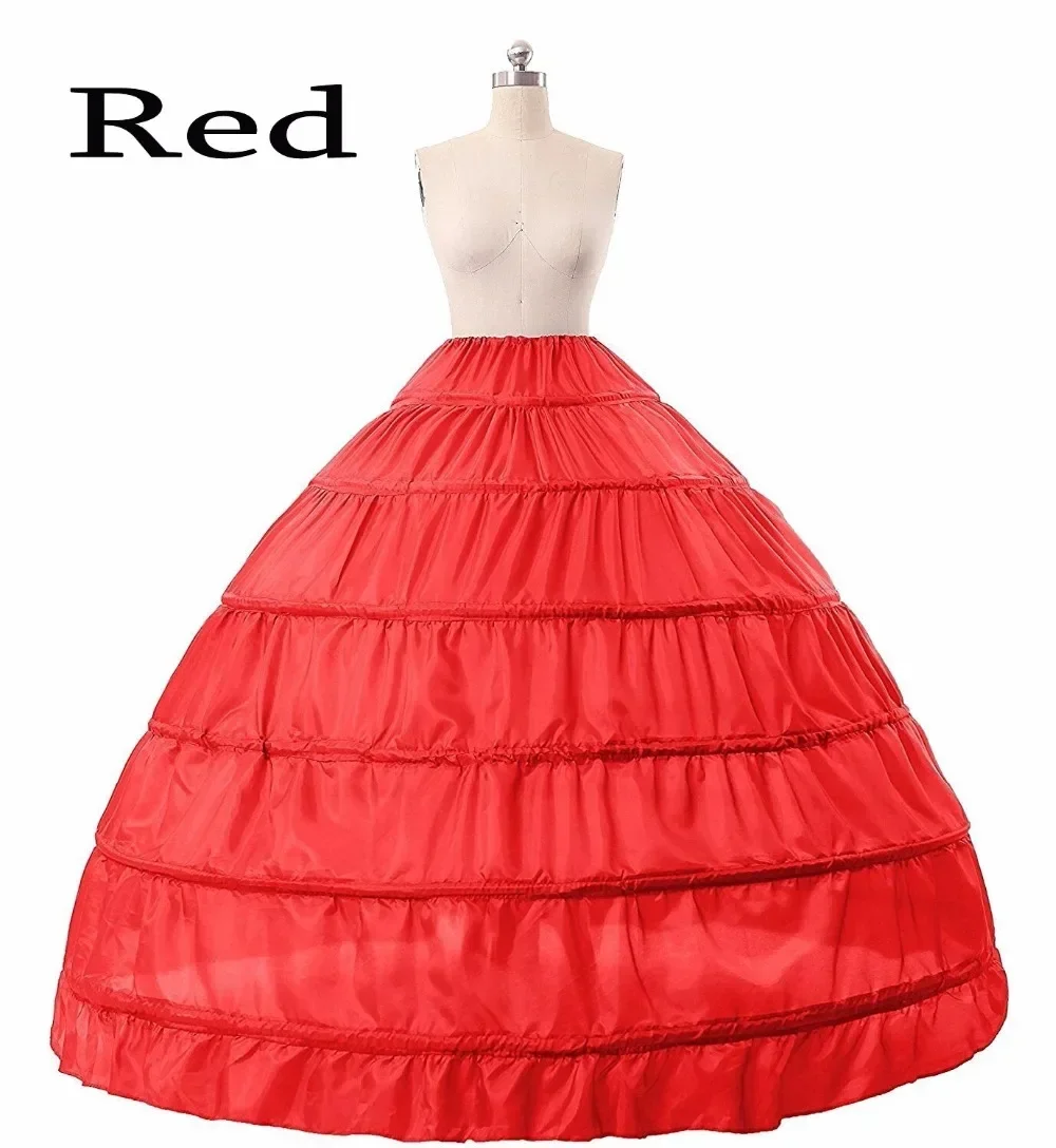 Vestido de baile colorido anágua mulher arco-íris sob a saia usar vestido branco crinoline roxo vermelho azul anágua