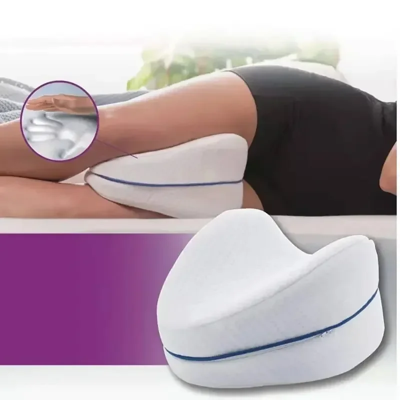Cojín de algodón con memoria en forma de corazón para mujer embarazada, almohada para piernas, almohada para dormir en la cama, Clip para dormir lateral
