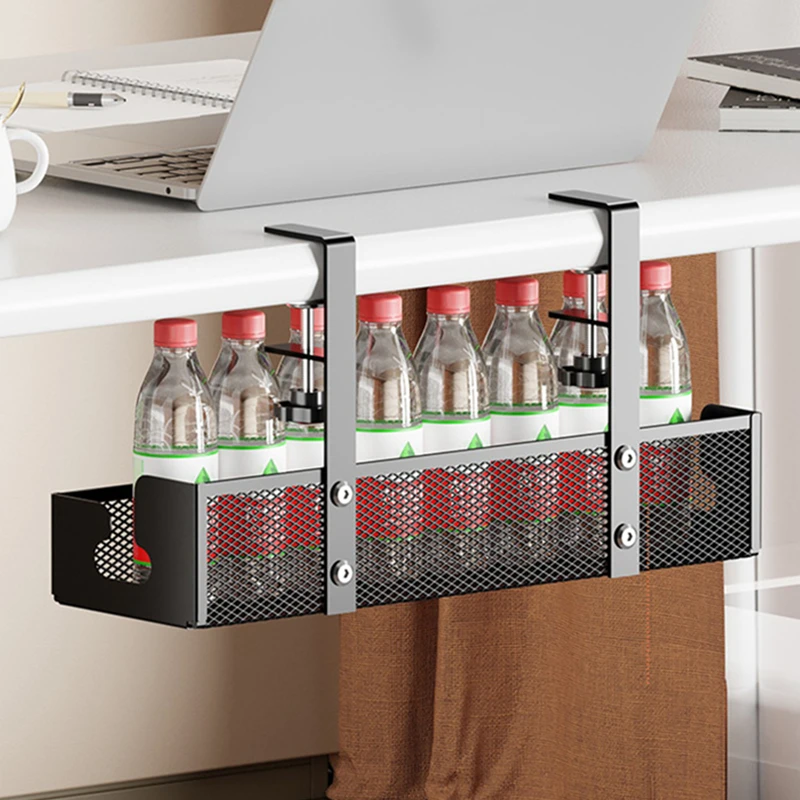 1 Stück Kabelmanagement-Tablett unter dem Schreibtisch, kein Bohren, Stahl-Schreibtisch-Kabel-Organizer, Kabelmanagement-Tablett, Kabelmanagement-Rack