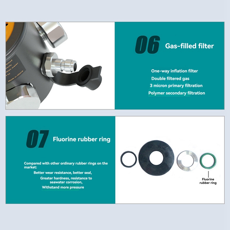 Mini Sauerstoff Zylinder DivingDuchen Lehre Unterwasser Entlüfter Schwimmen Ausrüstung Atem Tank Atem Ventil Kopf-Y41A