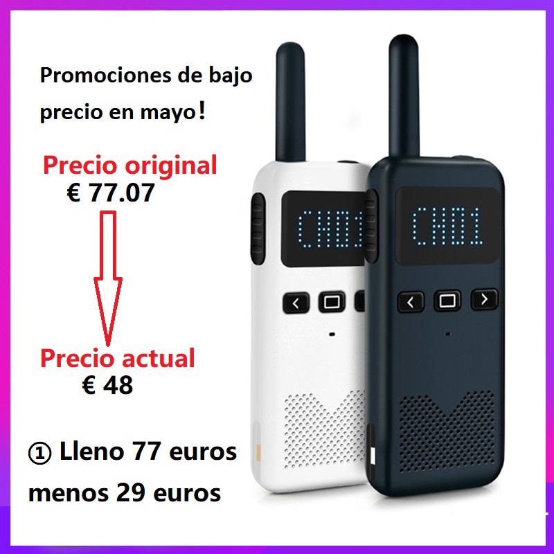 KSUN-walkie-talkie M3, Radio bidireccional, portátil, transceptor, Mini Talkie, intercomunicador, estación de Radio, 2 uds.