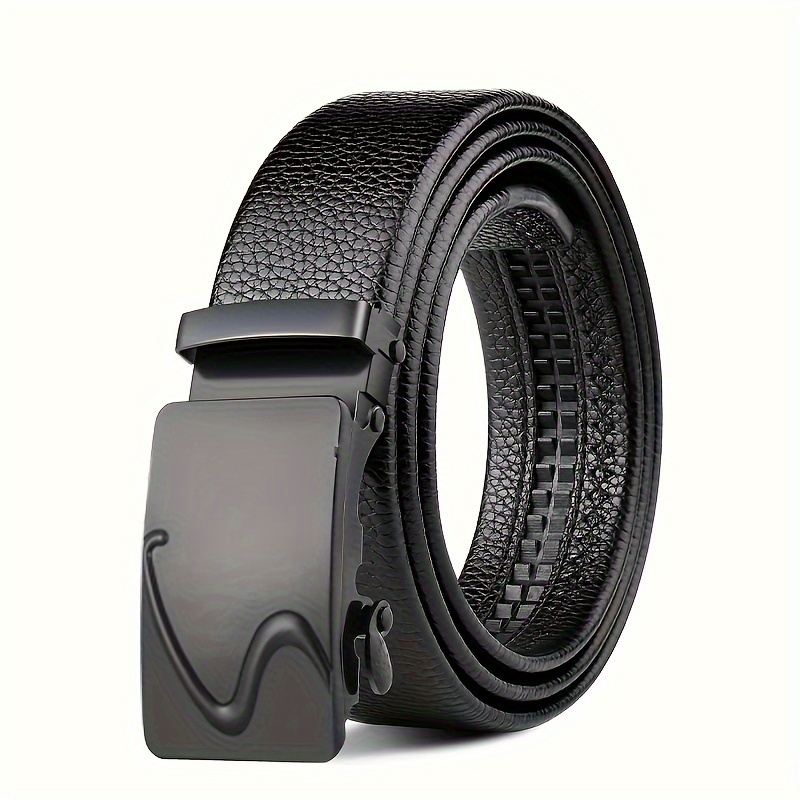 New Men's Belt Fashion Automatic Buckle Business Leather Belts For Men Jeans High Quality Strap