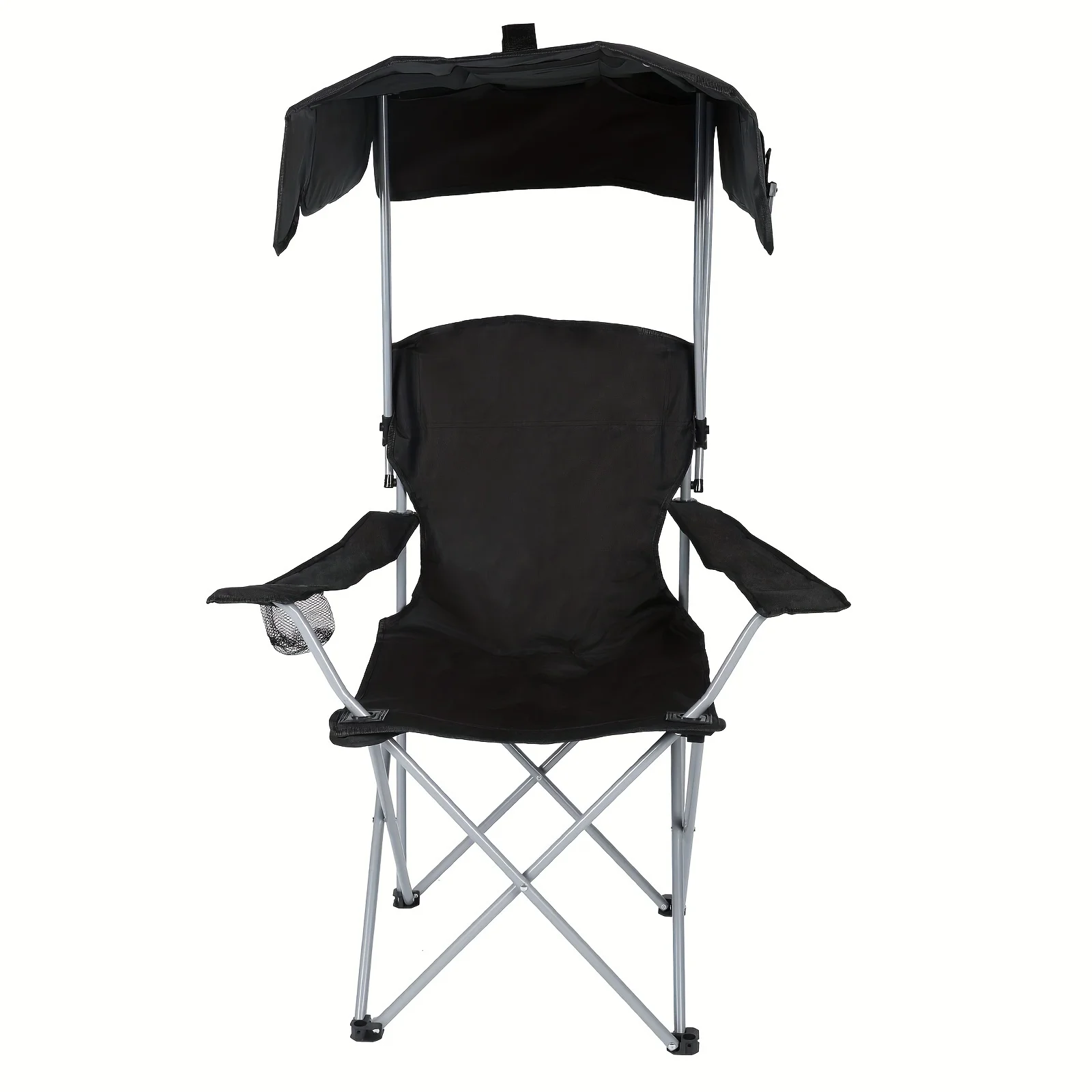 Espreguiçadeira dossel com guarda-sol para camping, caminhadas, viagens e outros eventos ao ar livre, com suporte, 1 pacote