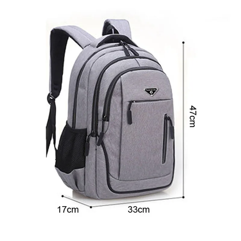 Mochila para hombre con carga USB, gran capacidad, multicapa, dividida, moda de ocio, viajes al aire libre, deportes, bolsas escolares de negocios