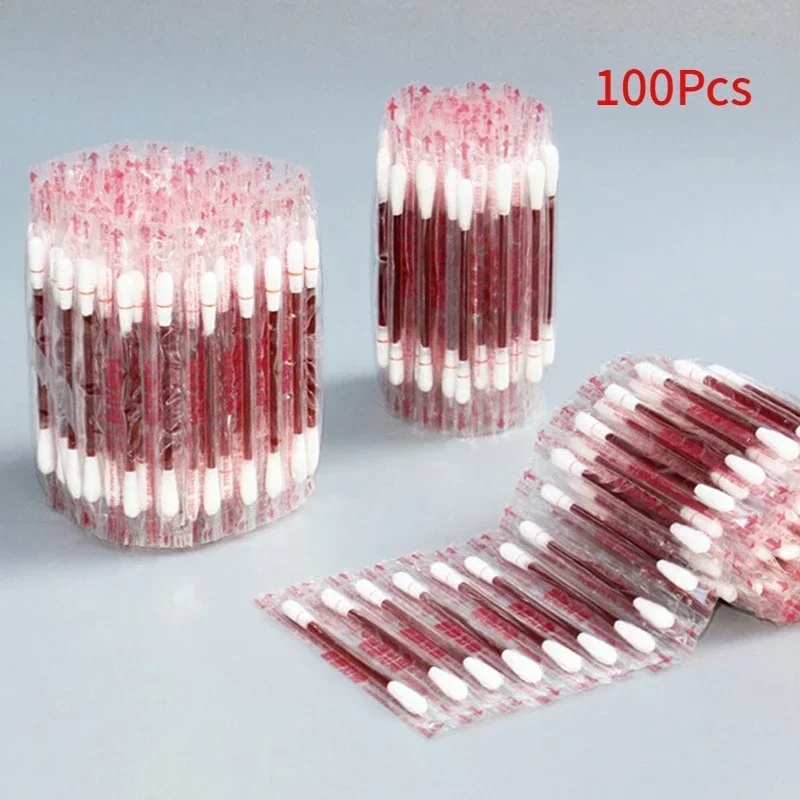 50/200 ชิ้น/ล็อตฆ่าเชื้อ Sticks Make Up ไม้ไอโอดีนทิ้งทางการแพทย์ผ้าฝ้าย Swab ทางการแพทย์มัลติฟังก์ชั่นแบบพกพาบาร์