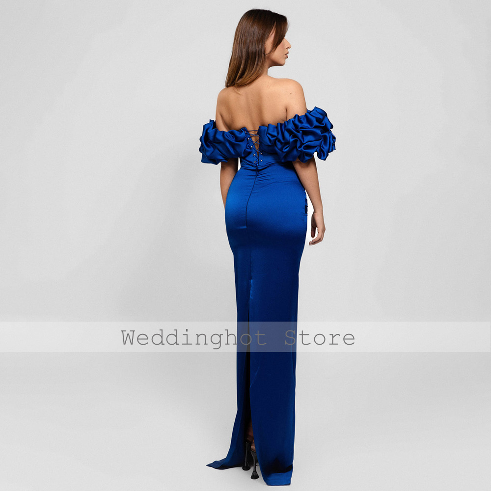 Robe de Soirée de Luxe Rouge pour Femme, Fourreau/Colonne, Plissée, Dos aux, à Lacets, Tenue de Bal Formelle