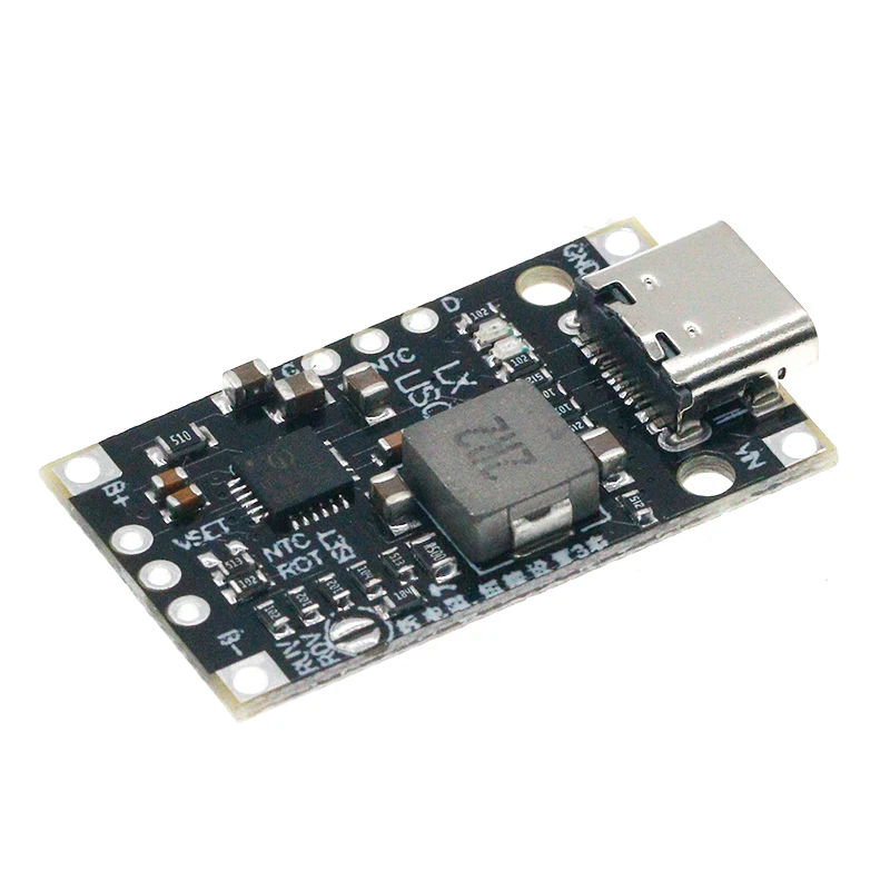 Тип-C USB 2-3S BMS 15 Вт 8,4 в 12,6 в а литиевый аккумулятор зарядный модуль с повышением с сбалансированной поддержкой быстрой зарядки с индикатором