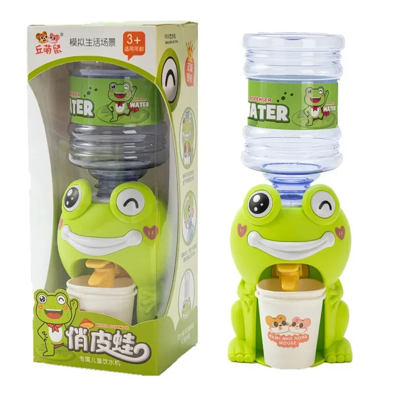 Nuevo Mini juguete dispensador de agua de cerdo de simulación para niños y niñas, casa de juegos divertida, Mini juguetes dispensadores de bebidas