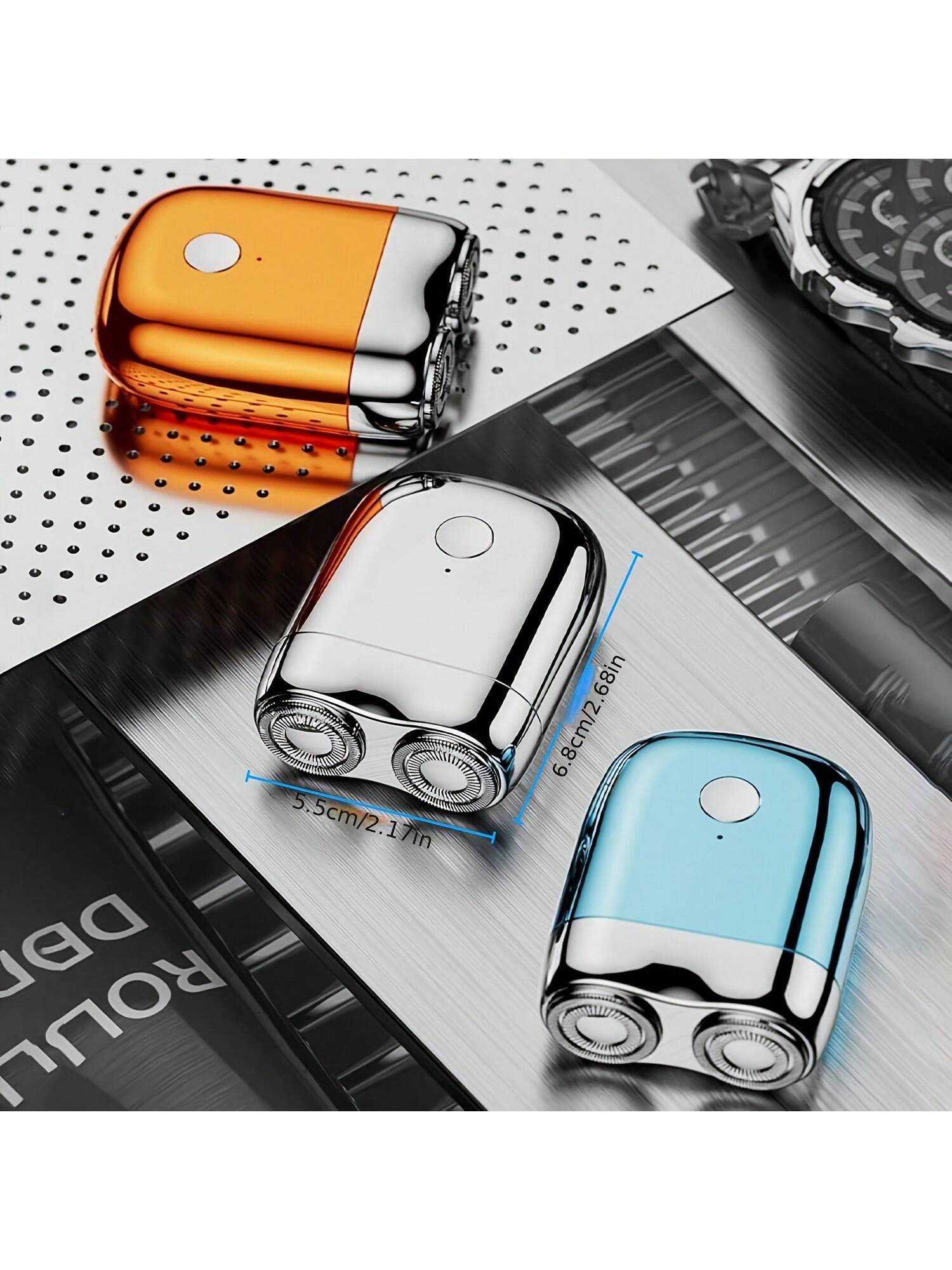 Men's Electric Shaver Washable Rechargeable Portable Detachable Head Mini Razor Multicolor Fashion