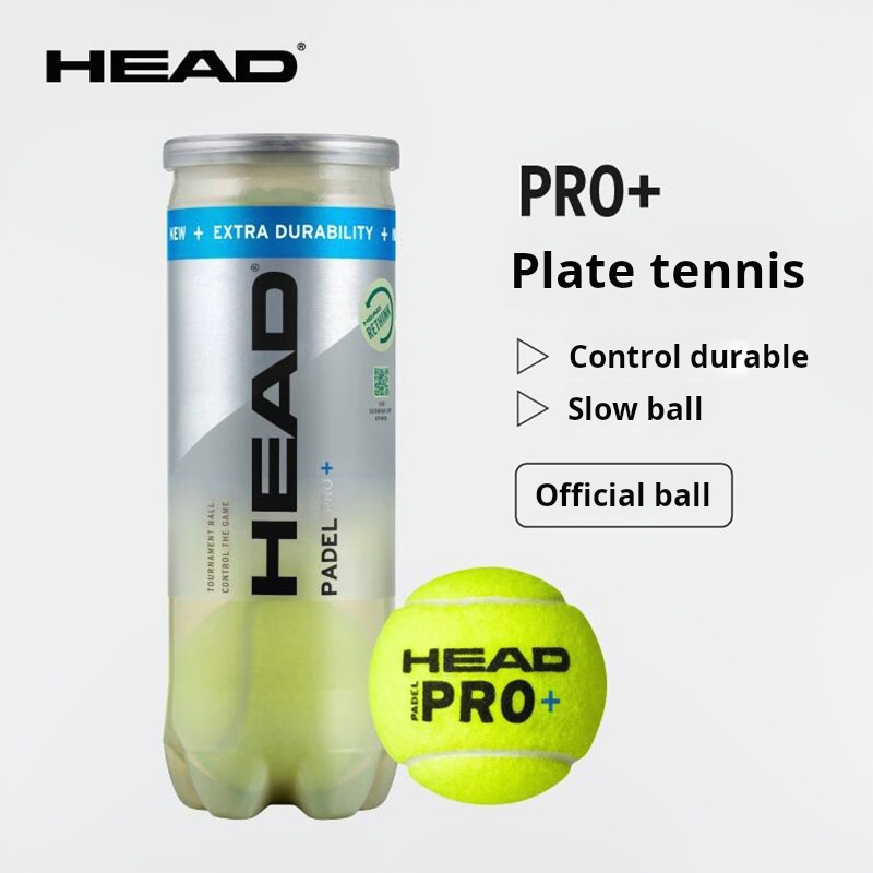 Bola de padel controlada na cabeça, bola de treinamento para torneio de tênis, 1 lata = 3 bolas