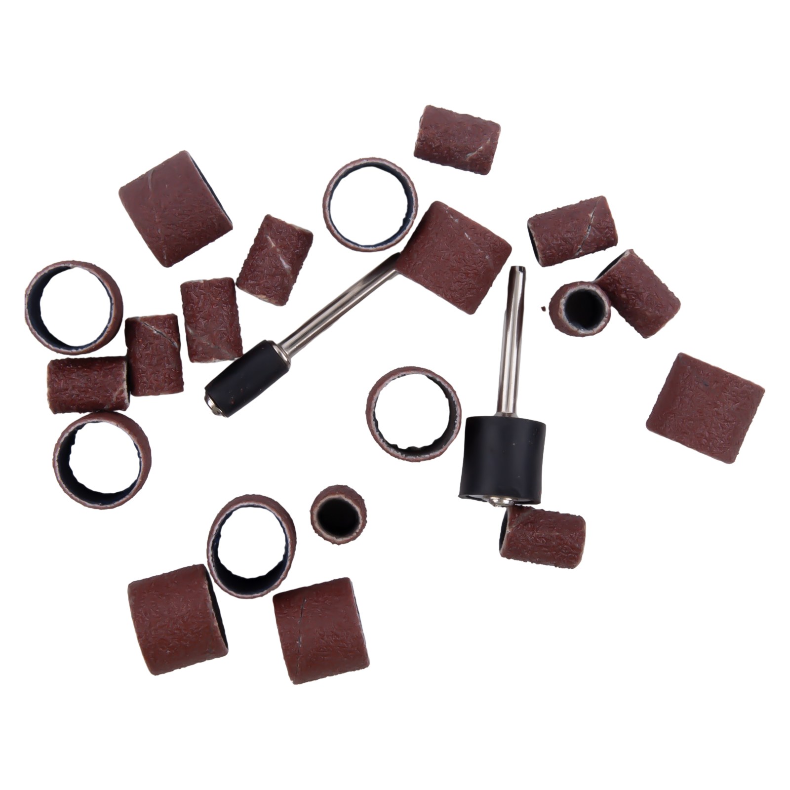 샌딩 드럼 그라인딩 헤드 전기 드릴 머신, 연마 로터리 공구 키트, 로드 포함 샌딩 링, 22 개