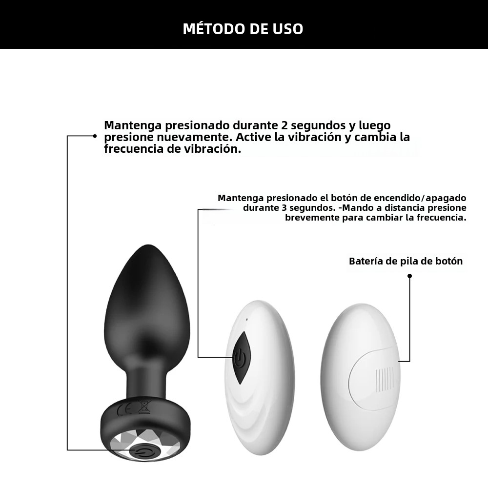 男性用ポータブルアナルプラグバイブレーター,ワイヤレスリモコン,ディルド,振動する大人のおもちゃ,大人のおもちゃ,1個