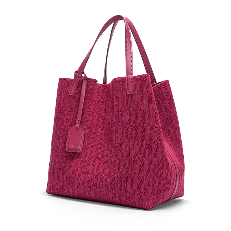 CH 2025 New Women's Handbag High Quality Fashion Classic Solid Color Large Capacity Women's Shoulder Bag